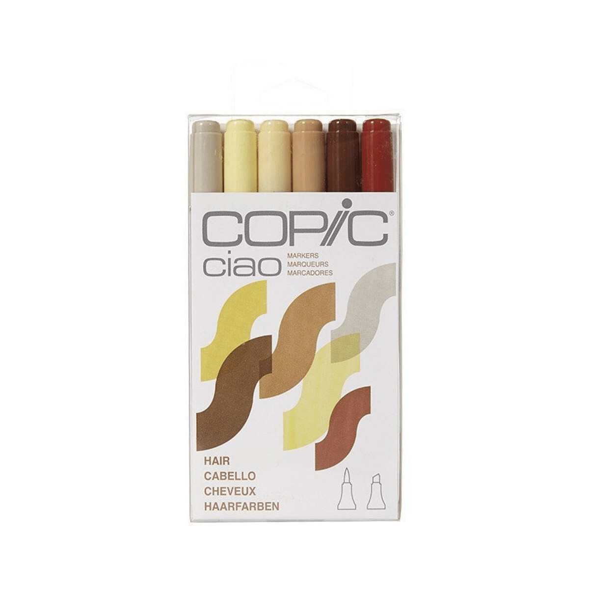 Marcadores Copic Colores Del Cabello Set X6 