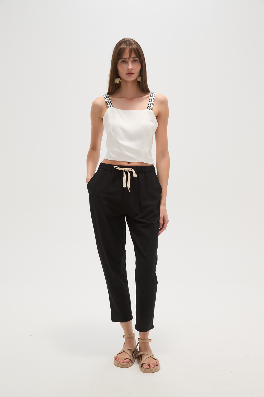 Pantalon Crispulo Negro
