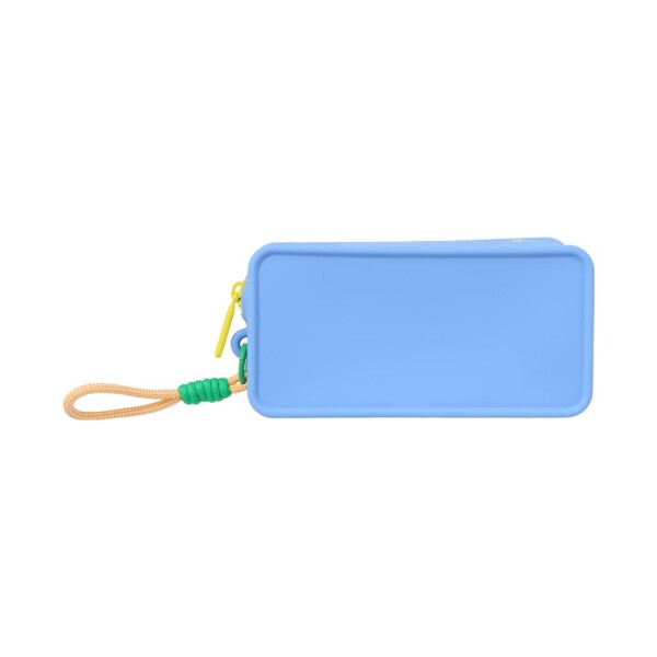 Cartuchera silicona Snoopy celeste