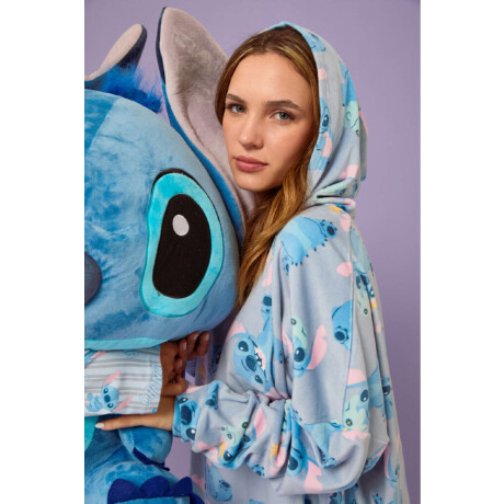 Snuggle stitch velour Celeste