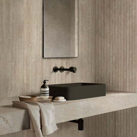 CERAMICO DE PARED ESTILO TRAVERTINO 40X120 GAMAS DE BEIGE