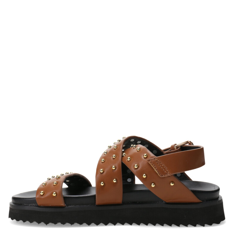 Sandalias de Niña MINI Miss Carol PELLY con tachas Tan