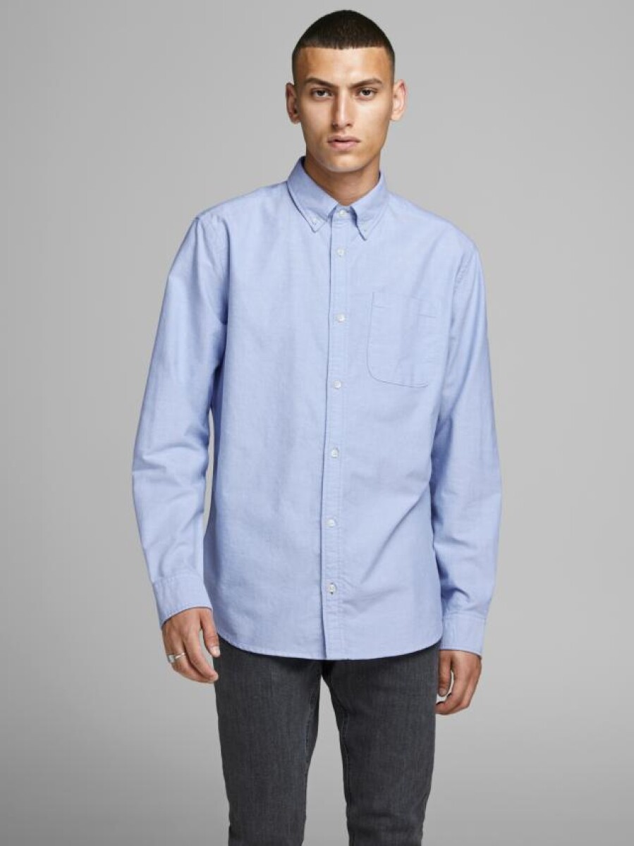 Camisa De Algodón Oxford - Cashmere Blue 
