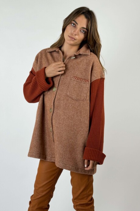CHAQUETA LIVIA Terracota