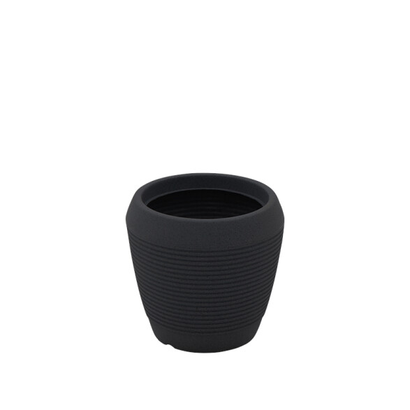 Maceta "EGIPCIO" Ø31 x 29cm. color grafito -TRAMONTINA TD0227