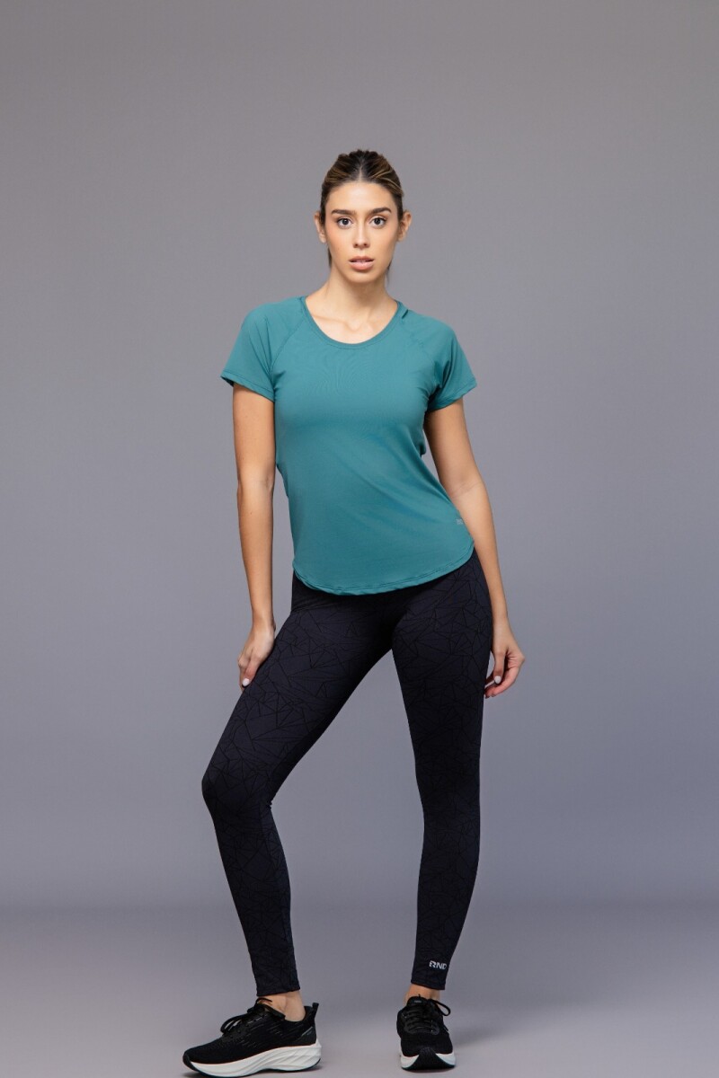 Legging Jacquard. Negro