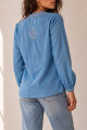 BLUSA INDI CELESTE