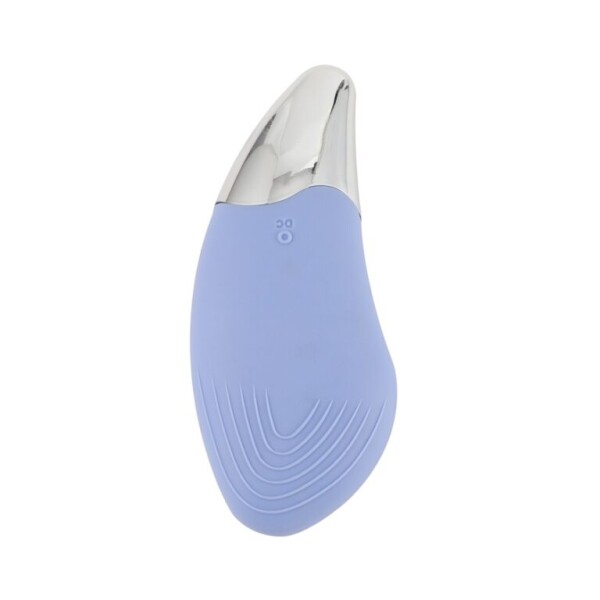 Cepillo Masajeador Limpiador Facial Contorno Ojos Silicona Azul