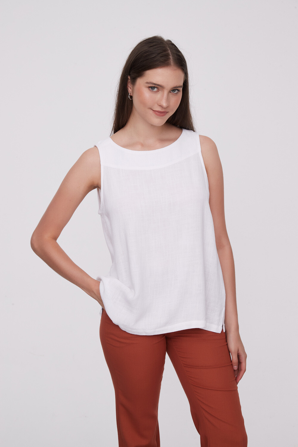 Musculosa Peder Marfil / Off White