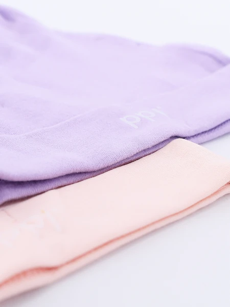 GORROS CON NUDO LILA