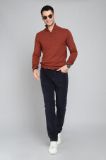 Sweater Medio Cierre Arrow GUINDA