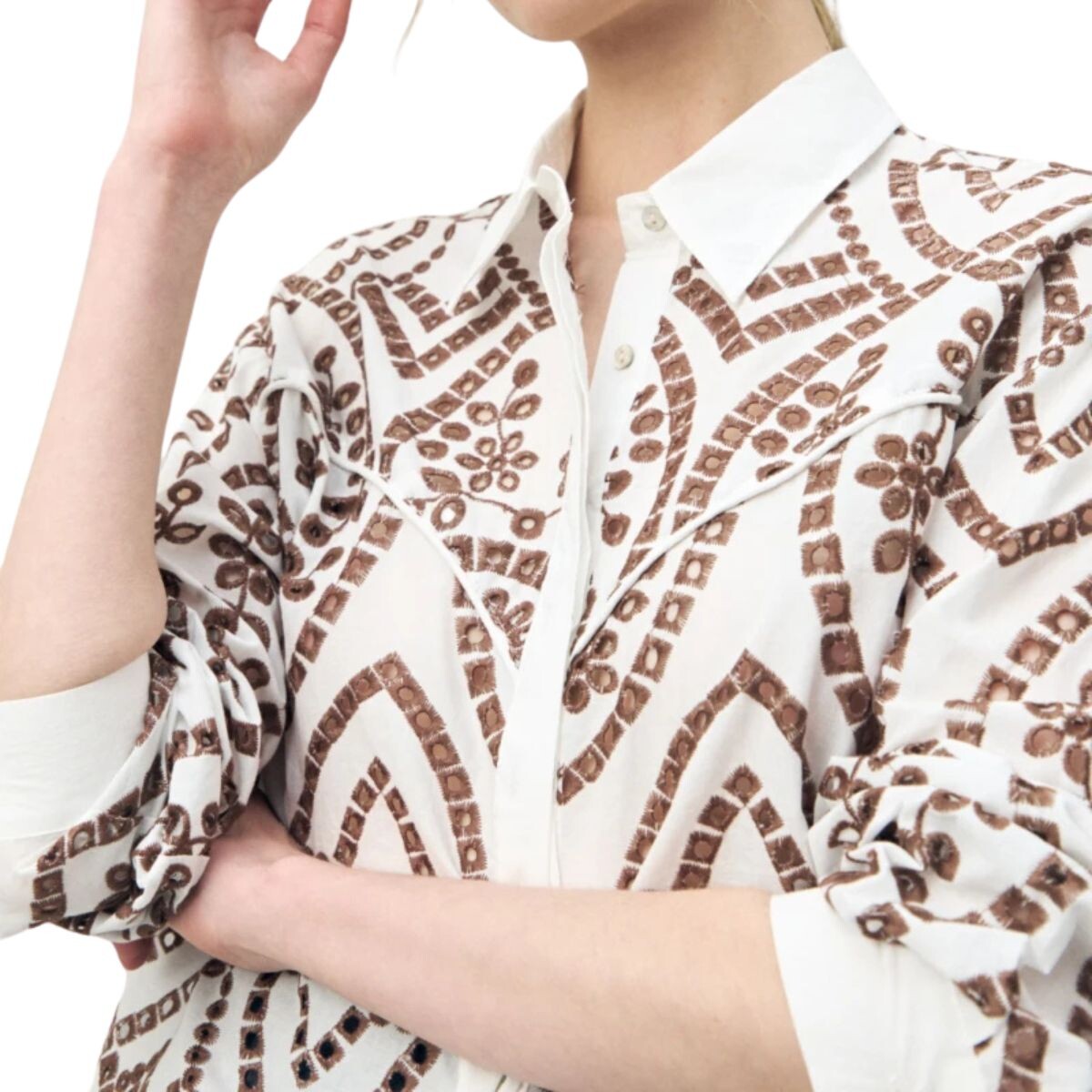 CAMISA LIVO XS-XL - CHOCOLATE 