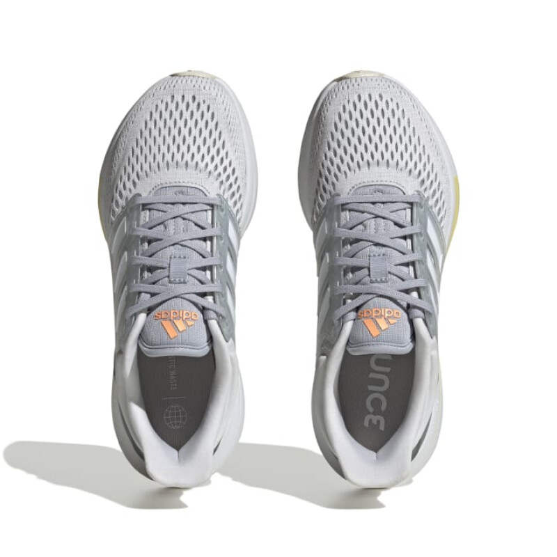 Championes Adidas EQ21 RUN de Mujer - GY2210 Gris Plata-blanco
