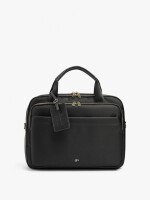 Bolso De Nylon Para Portátil Hasta 15" Repelente Al Agua negro