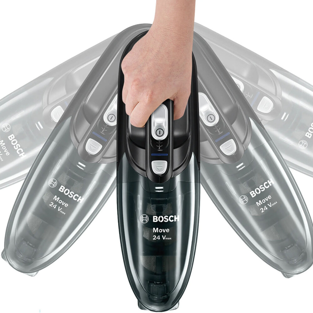 ASPIRADORA DE MANO BOSCH INALAMBRICA NEGRO BHN24L LITHIUM