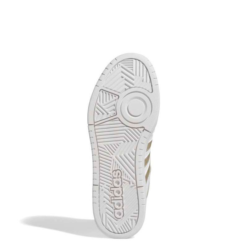 Championes de Mujer Adidas Hoops 3.0 Bold Blanco - Dorado