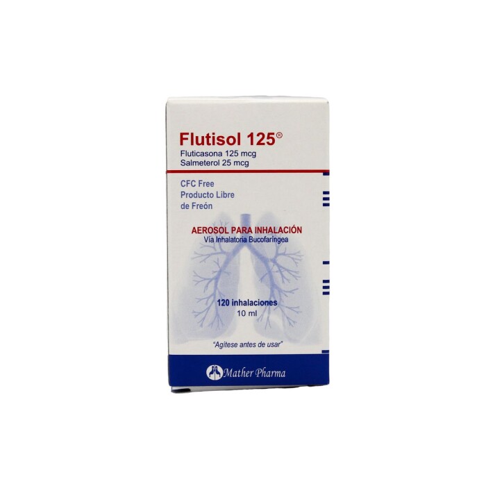 FLUTISOL 125 / 25 SPRAY FR. X 120 DOSIS única