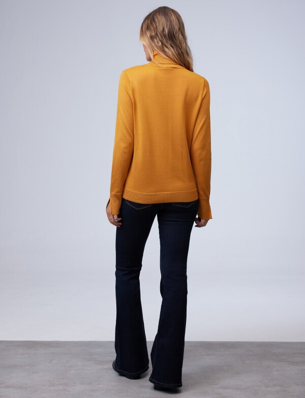 Polera Basica MOSTAZA