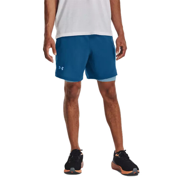 Short Under Armour Launch 2in1 Azul