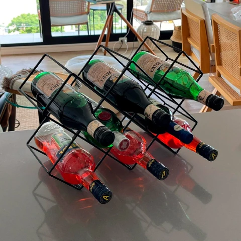 Vinera hierro para 8 botellas Vinera hierro para 8 botellas