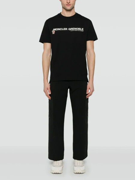 Moncler - Remera Grenoble Manica Negro