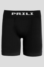 Boxer large prili de microfibra Negro