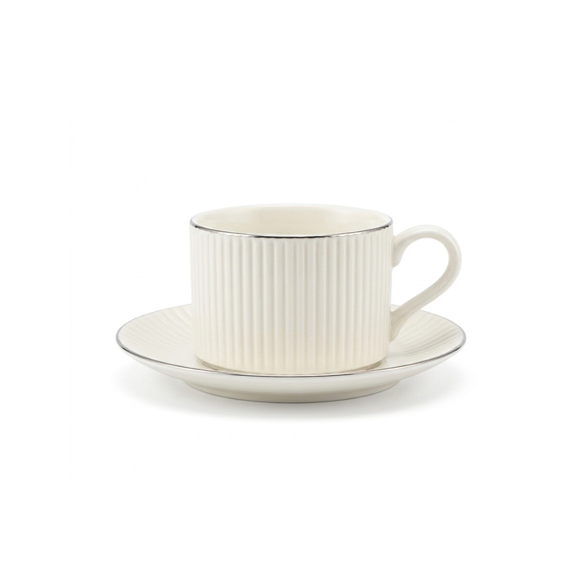 TAZA C/PLATITO BLANCO 100ML 