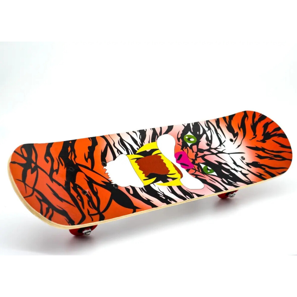 Set patineta de madera 59cm + Set De Protección + Casco De 3 A 6 años Set patineta de madera 59cm + Set De Protección + Casco De 3 A 6 años