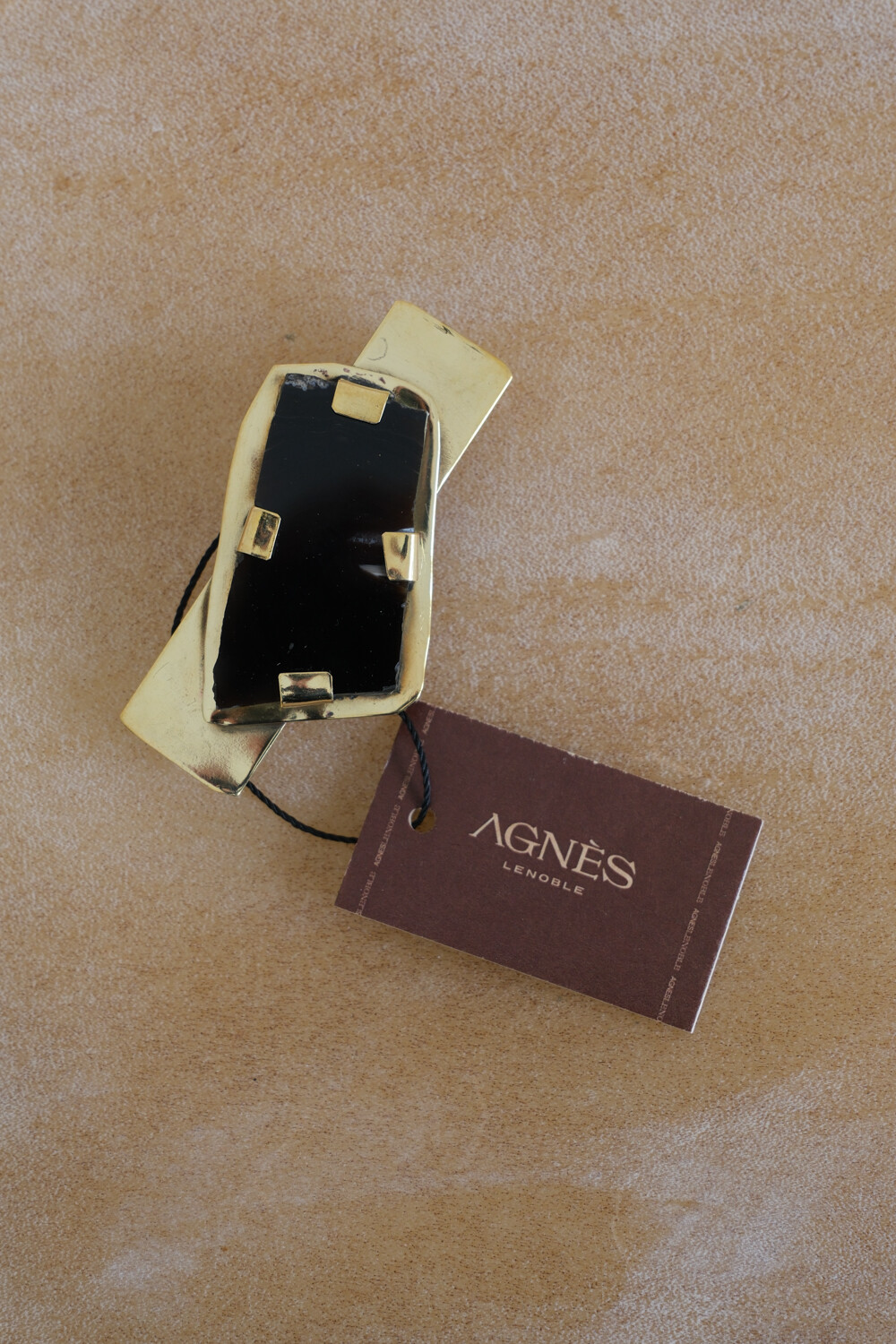 Cracked Headpiece ágata Negra