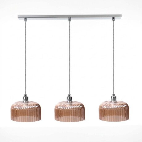 LÁMPARA DE TECHO METAL-Y-VIDRIO NATURAL-BEIGE LP95679