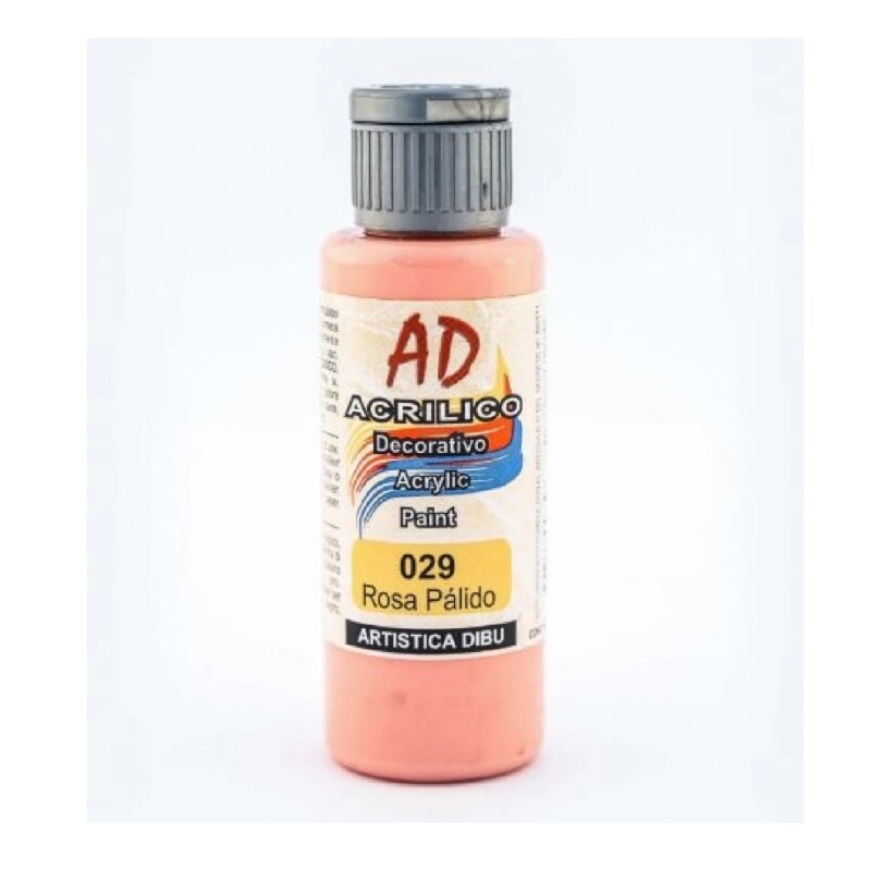 Acrílico Decorativo Ad 60 Ml Rosa Pálido #Acrílico Decorativo Ad 60 Ml Rosa Pálido