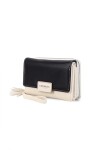BILLETERA LOLA NEGRO C/BLANCO