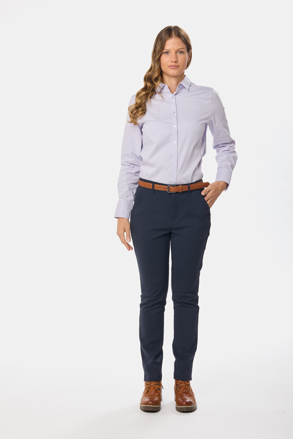 PANTALÓN CLÁSICO Marino
