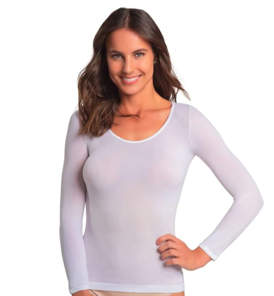 Camiseta piel 1212 caffarena - Blanco 