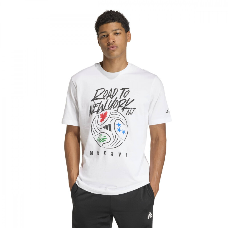 Remera Adidas M FTB WC BALL T Hombre KB2535 Blanco