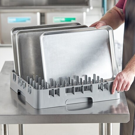 Canasto Rack con Espigas de Polipropileno Gris Granito Canasto Rack con Espigas de Polipropileno Gris Granito