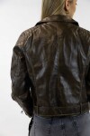 Chaqueta Cuero Marrón