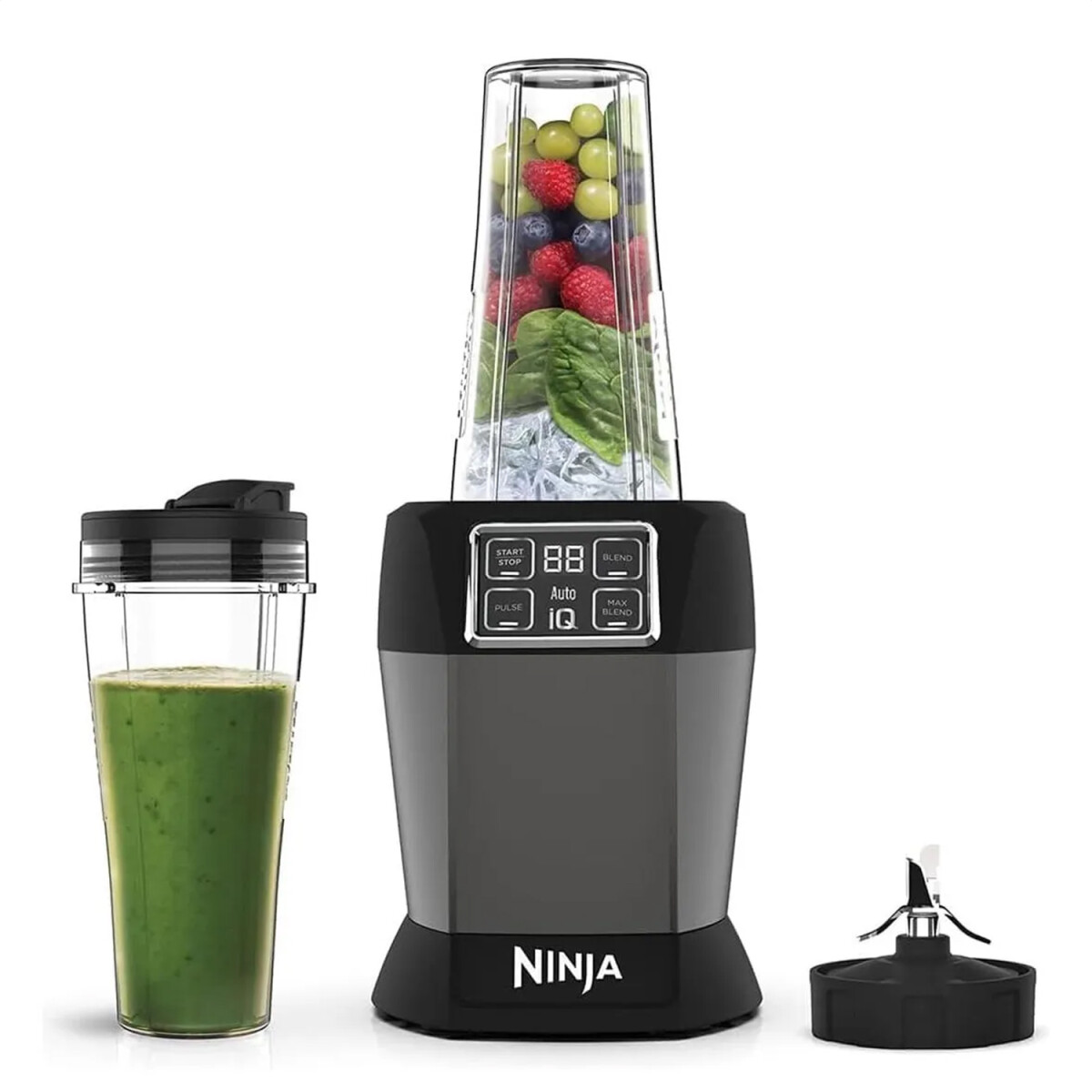 Licuadora Ninja 2en1 Con Vaso Idividual Bn495eu - LICUADORA NINJA 2EN1 BN495EU 