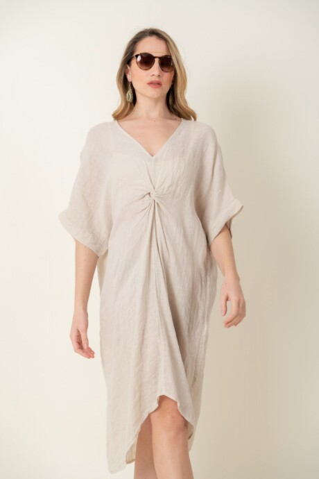 VESTIDO FIORALBA Beige
