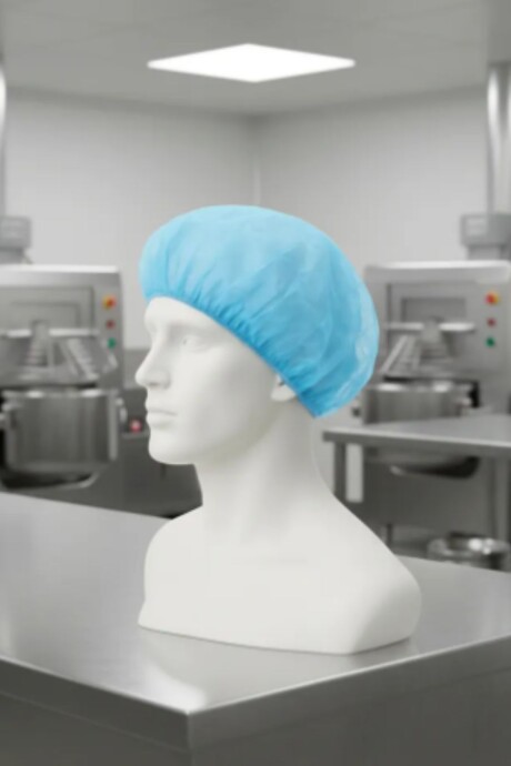 Cofia Gorra Descartable Pack X 100 Unidades Celestes