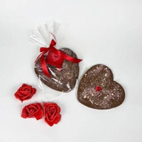 CORAZÓN CARIÑO GRANDE / leche 37% y almendras /alto 16 cms CORAZÓN CARIÑO GRANDE / leche 37% y almendras /alto 16 cms