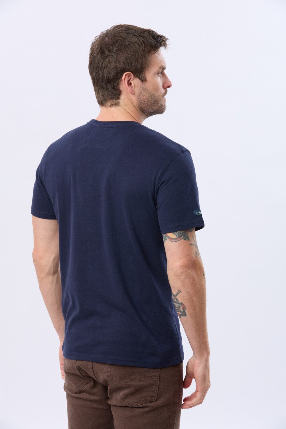 REMERA BÁSICA DE ALGODÓN Azul