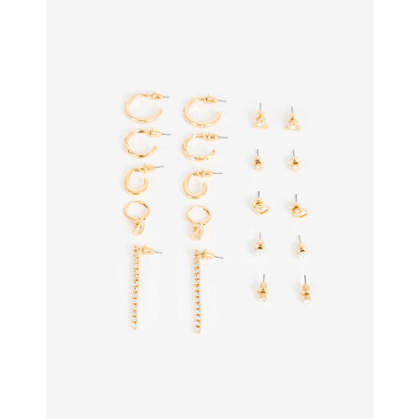 Aros Sets Metal Dorado