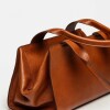 Bolso Mila en cuero liso Cuoio
