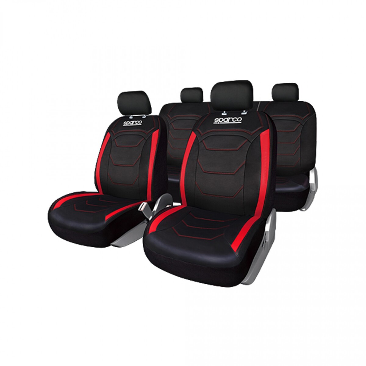Sparco Cubre Asiento PVC - Rojo 