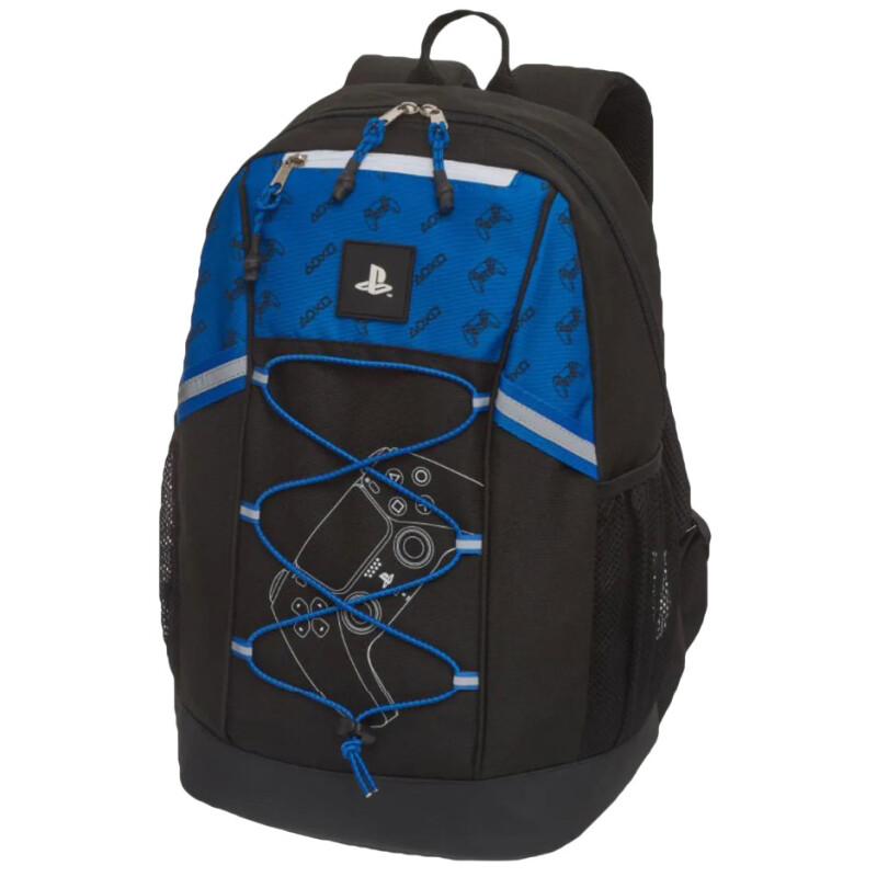 Mochila Play Station Ready Negro - Azul