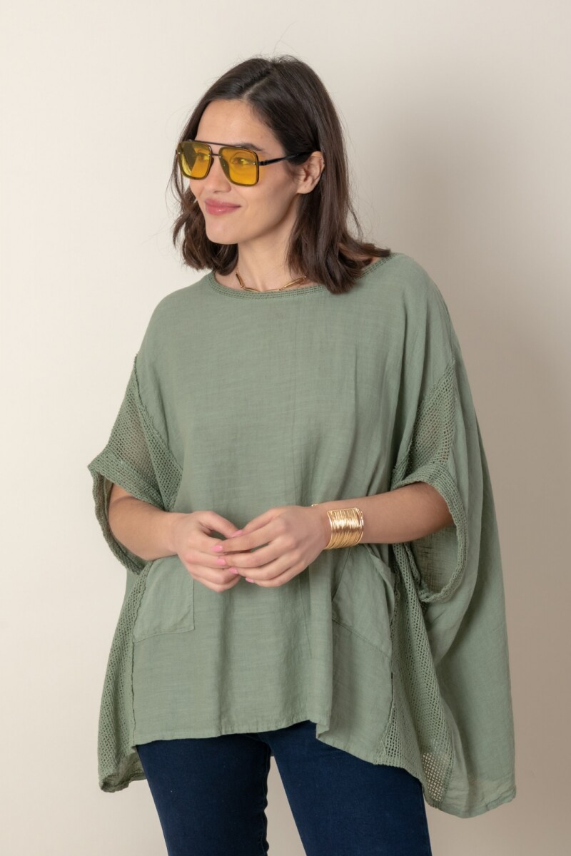 BLUSA CASIOPEA - Verde seco 