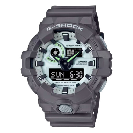 Reloj G-Shock Ga700Hd-8Adr En Resina Gris 0