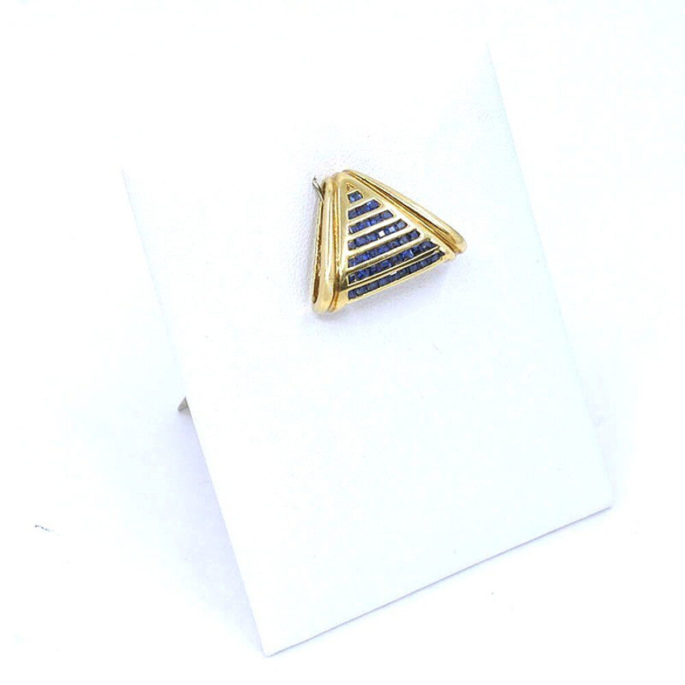 Dije en Oro 18 K Con Zafiros Dije en Oro 18 K Con Zafiros