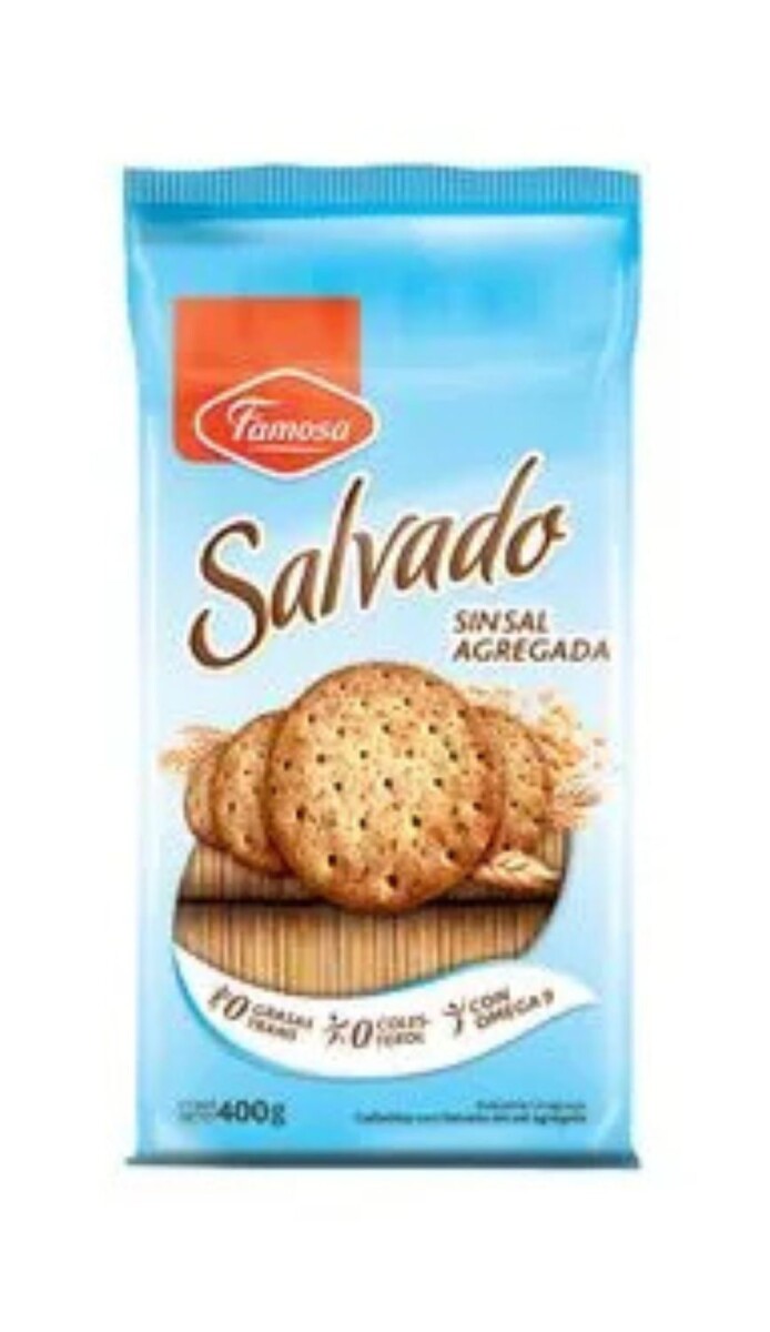 GALLETITA FAMOSA SALVADO SIN SAL 400g (CELESTE) (GRANDE) 
